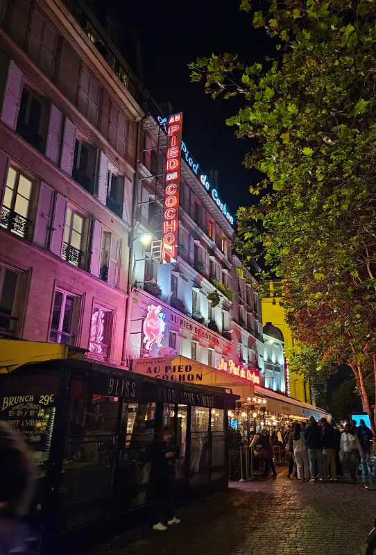 au pied de cochon brasserie façade christelle lefresne