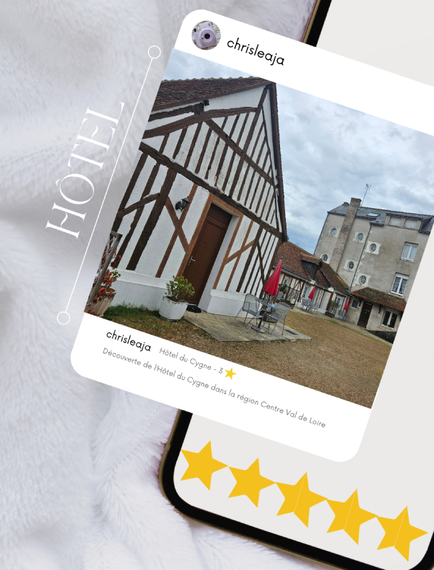 hôtel du cygne val de loire notation christelle lefresne