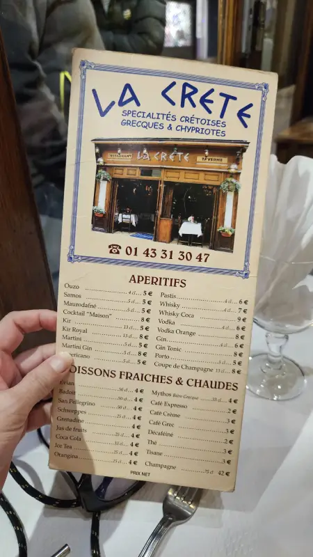 la crète restaurant cuisine traditionnelle grec christelle lefresne