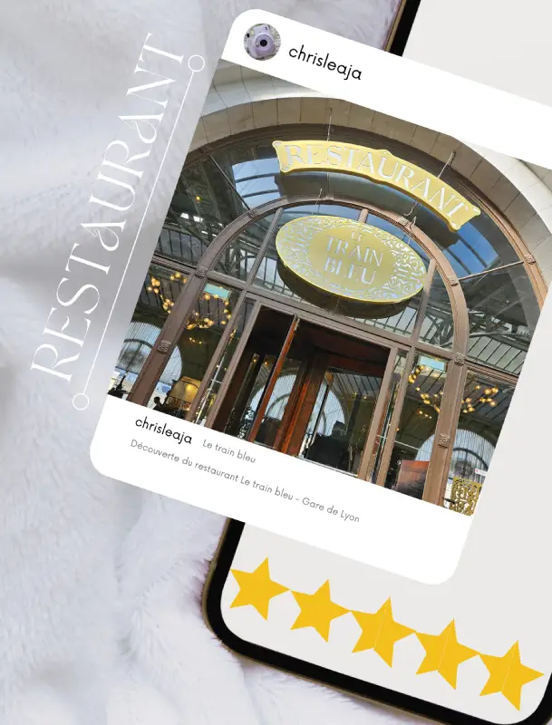 le train bleu restaurant notation christelle lefresne
