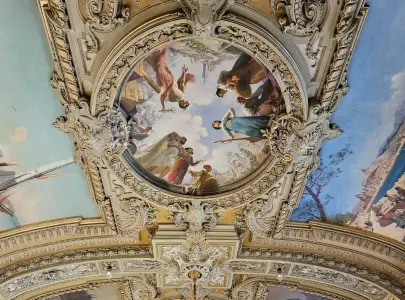 le train bleu restaurant plafond christelle lefresne