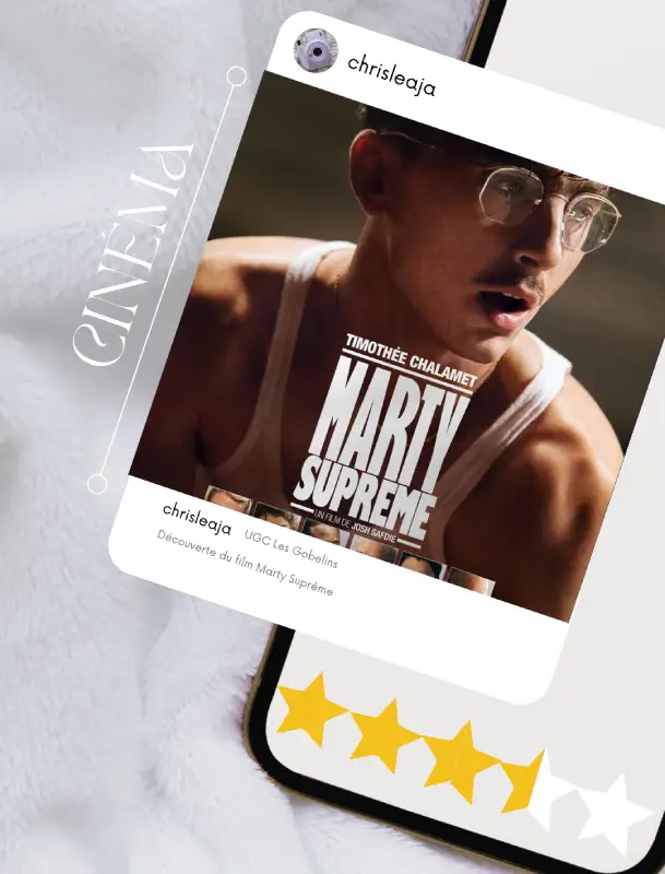 marty supreme timothée chalamet notation christelle lefresne