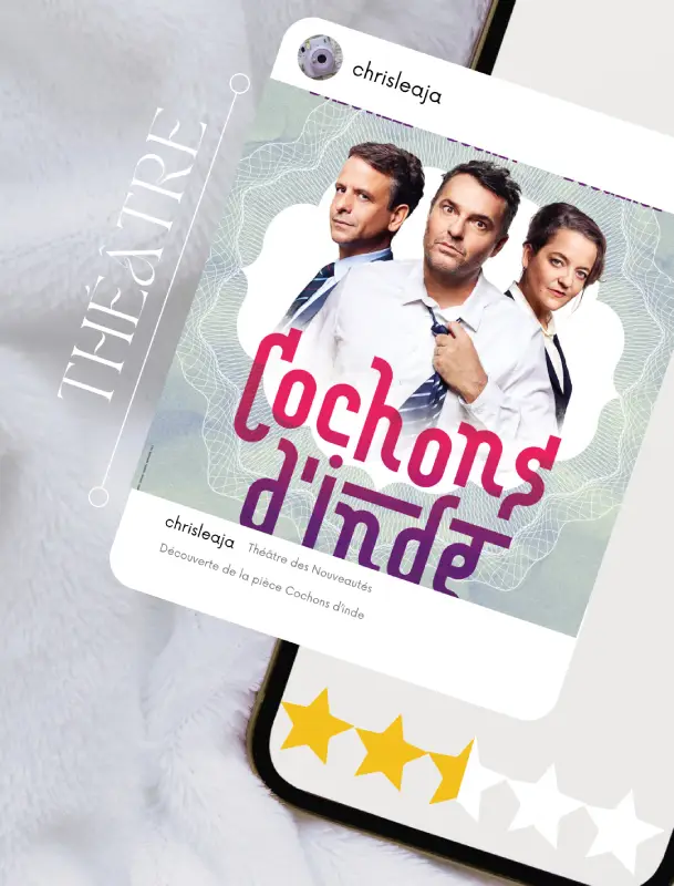 théâtre des nouveautés cochon d'inde pièce comédie notation christelle lefresne