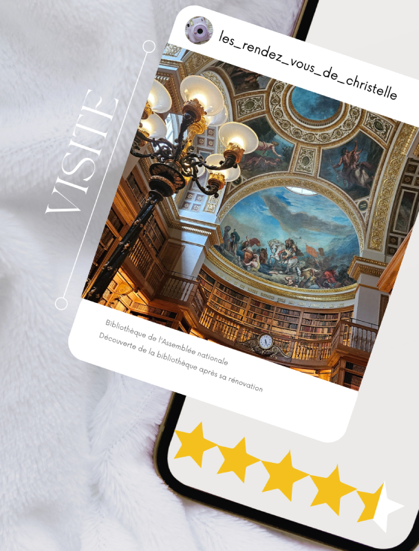 assemblée nationale bibliothèque visite paris notation christelle lefresne