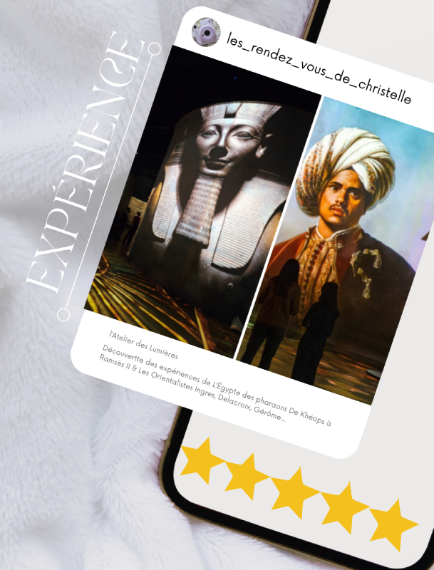 atelier des lumières immersif egypte les orientalistes exposition paris notation christelle lefresne