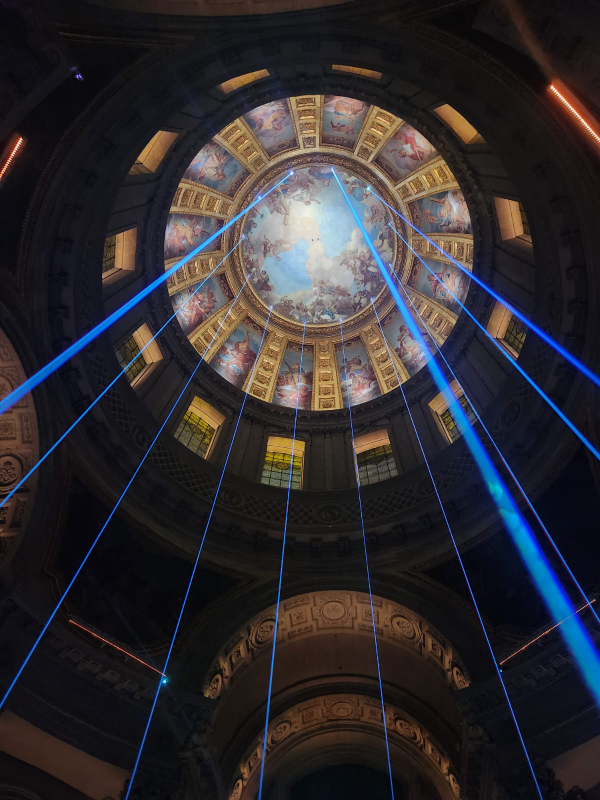aura expérience immersive son et lumière les invalides paris monument christelle lefresne