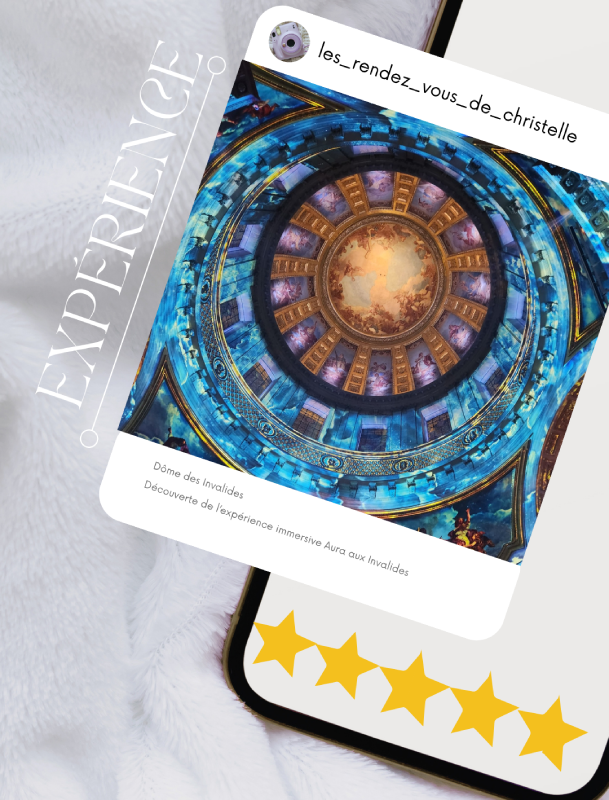 aura expérience immersive son et lumière les invalides paris monument notation christelle lefresne