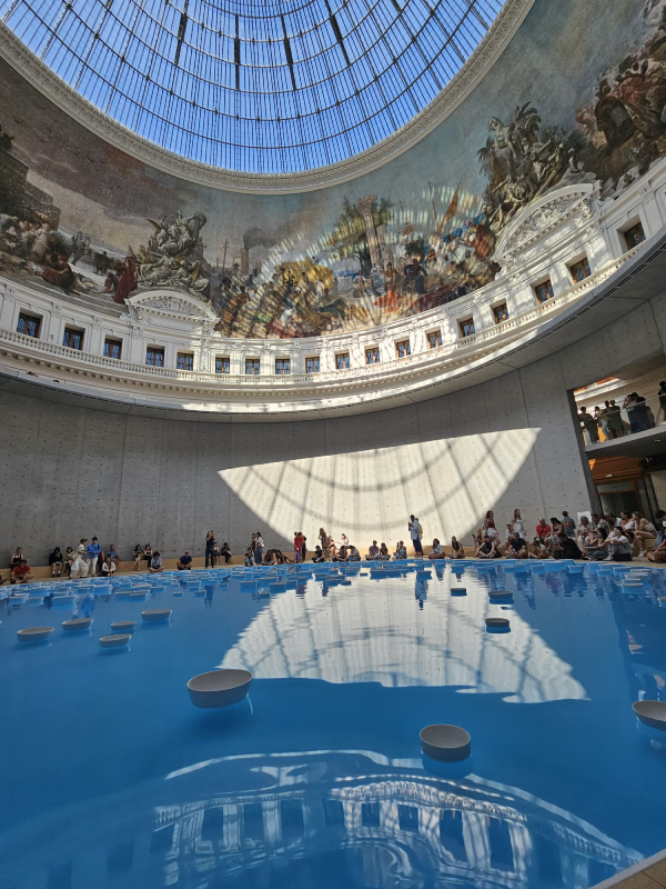 bourse de commerce clinamen paris intérieur zen christelle lefresne