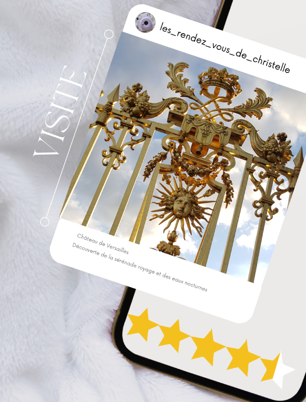 chateau de versailles visite versailles expérience notation christelle lefresne