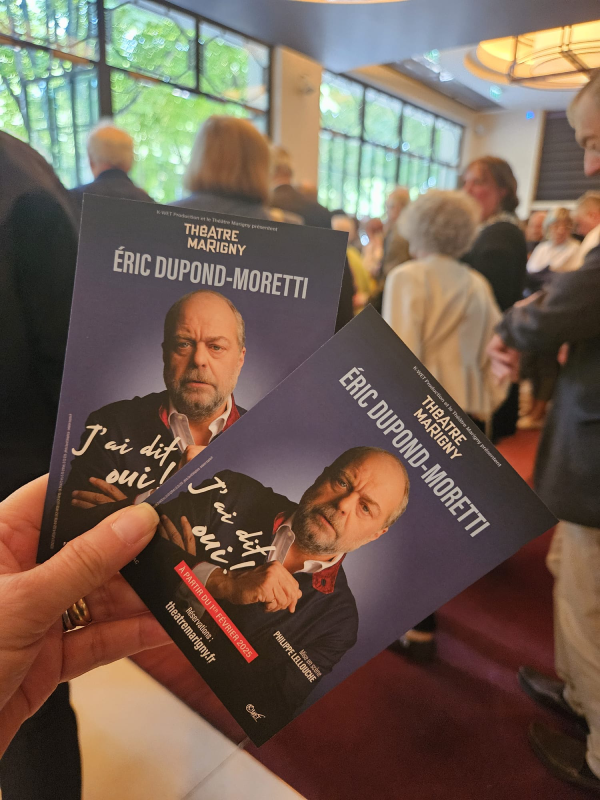 eric dupon moretti seul en scène théâtre marigny christelle lefresne