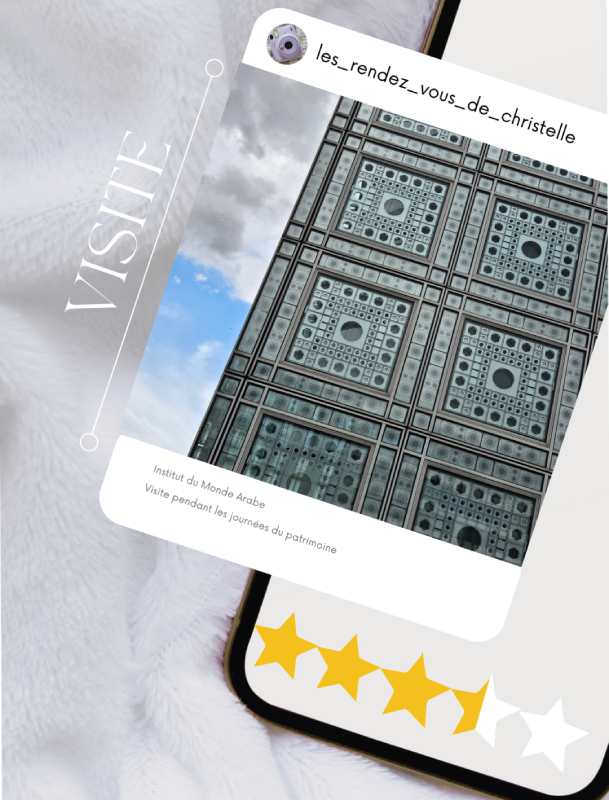 institut du monde arabe journée du patrimoine paris notation christelle lefresne