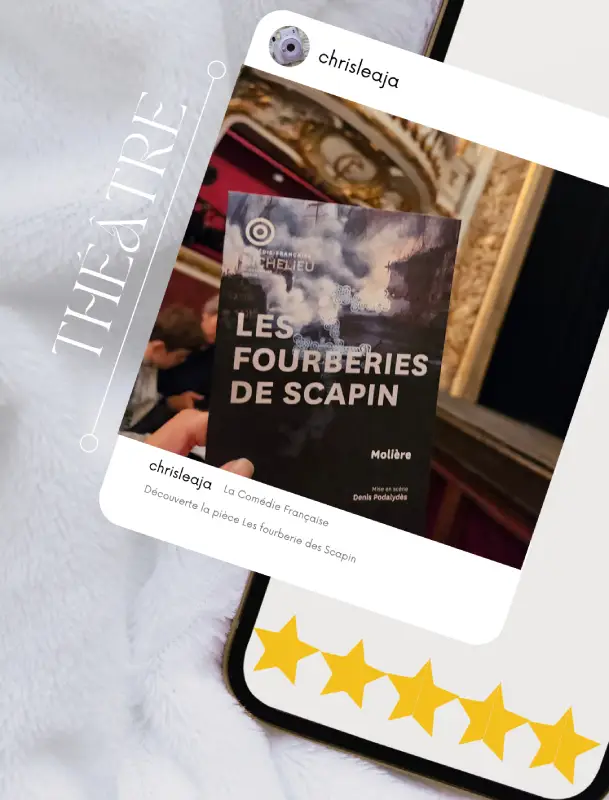 la comédie française les fourberies de scapin notation christelle lefresne