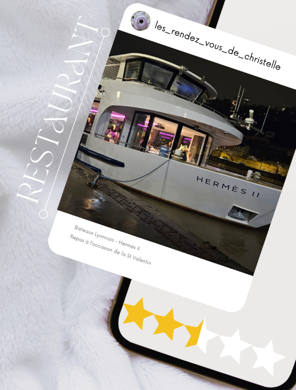 les bâteaux lyonnais croisière saint valentin lyon diner croisière notation christelle lefresne