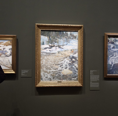 pekka halonen exposition petit palais tableau neige christelle lefresne