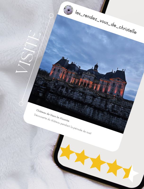vaux le vicomte noel chateau visite notation christelle lefresne