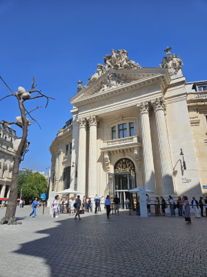 bourse de commerce clinamen paris extérieur christelle lefresne