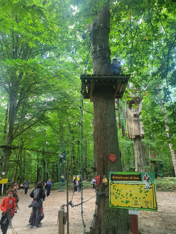 sherwood parc parc d'accrobranche arbre nature activités diverses oise christelle lefresne