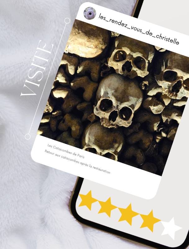catacombes ossements paris visite audio guide notation christelle lefresne