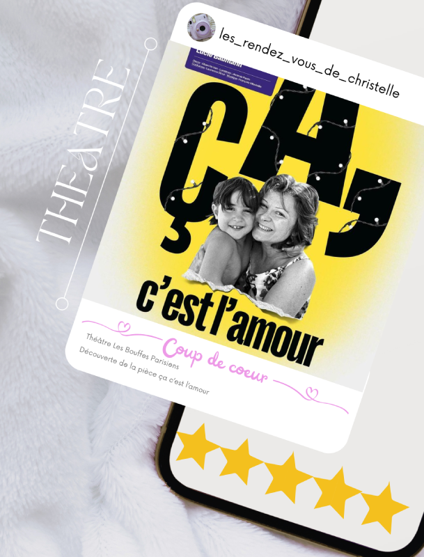 ça c'est l'amour théâtre bouffes parisiens balasko et marilou berry notation christelle lefresne