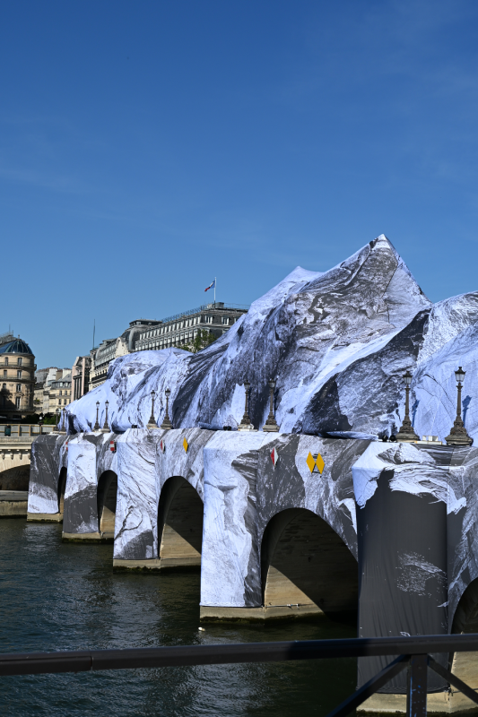 la caverne du pont neuf oeuvre ephémère hommage paris jr christelle lefresne (6)