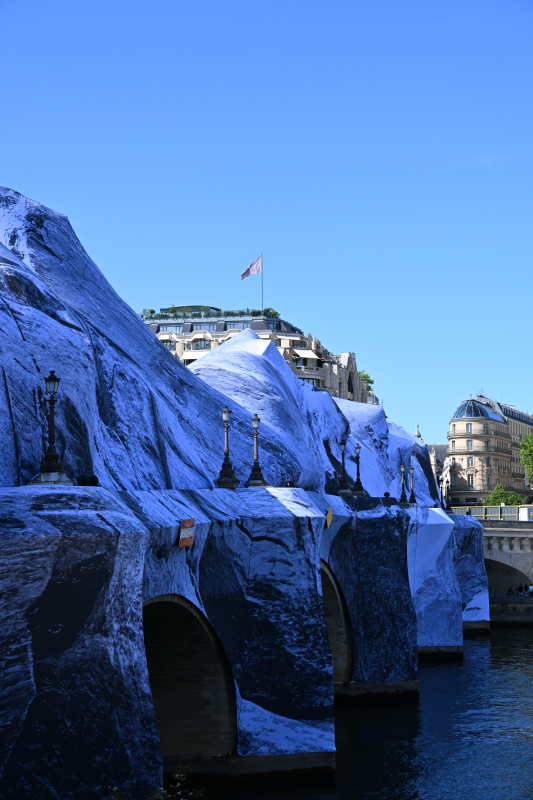 la caverne du pont neuf oeuvre ephémère hommage paris jr christelle lefresne (7)