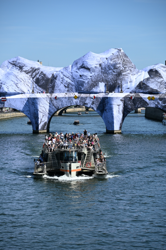 la caverne du pont neuf oeuvre ephémère hommage paris jr christelle lefresne