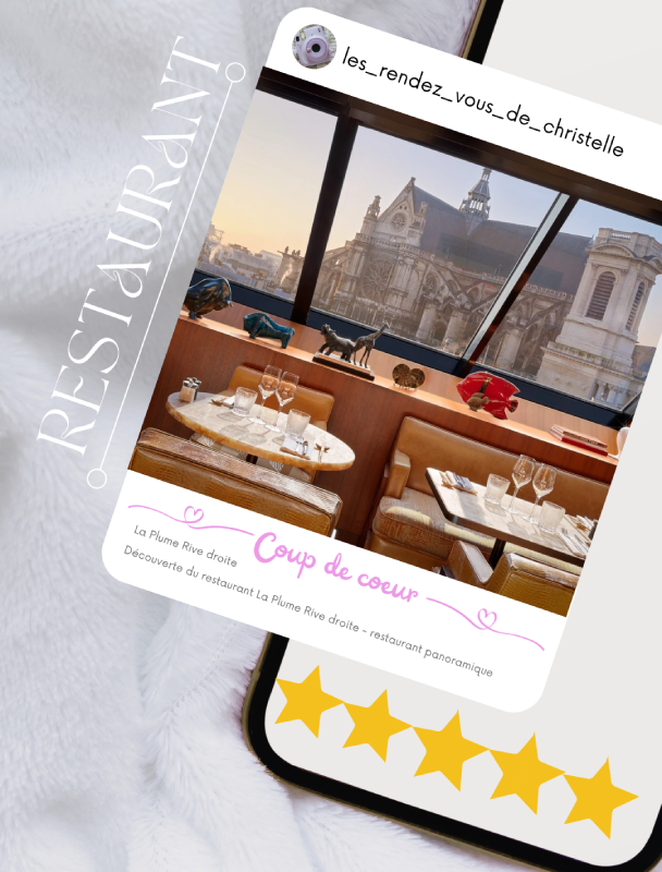 la plume rive droite restaurant paris restaurant panoramique notation christelle lefresne
