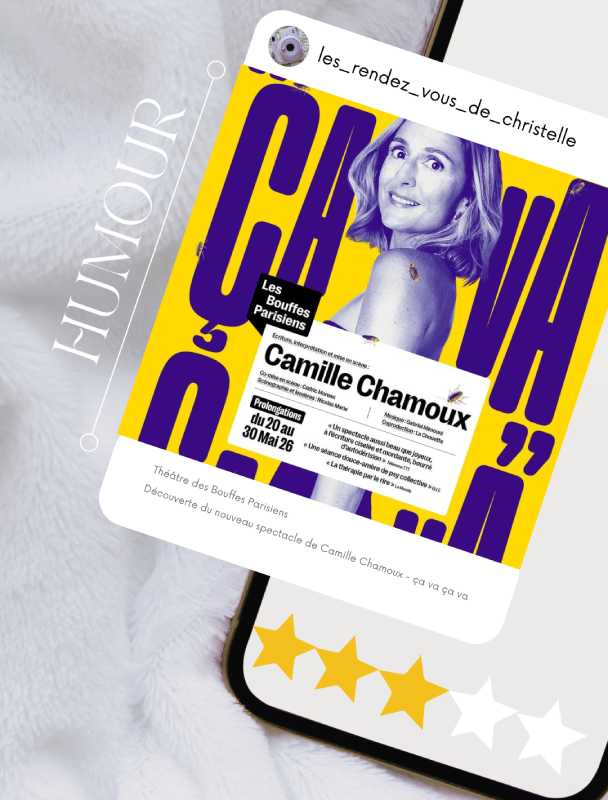 camille chamoux spectacle bouffes parisiens paris humour notation christelle lefresne