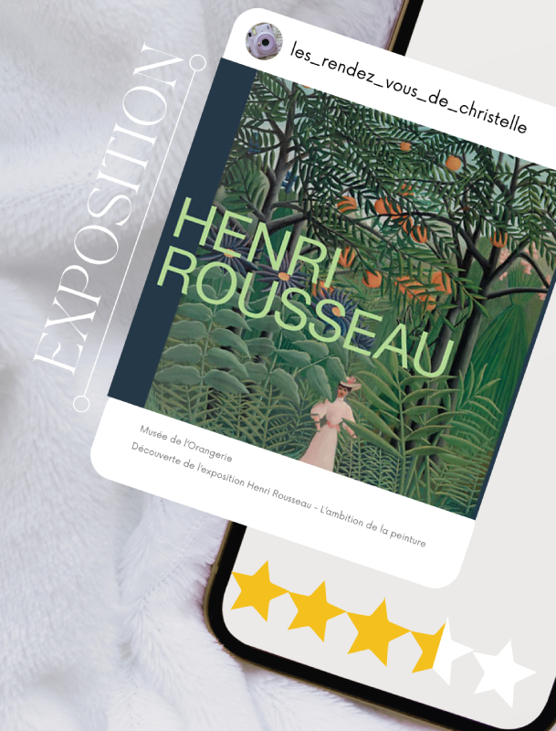 henri rousseau peinture musée de l'orangerie paris, notation christelle lefresne
