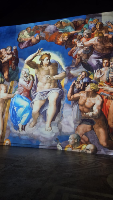 renaissance de vinci, raphaël, michel ange paris atelier des lumières oeuvres christelle lefresne (12)