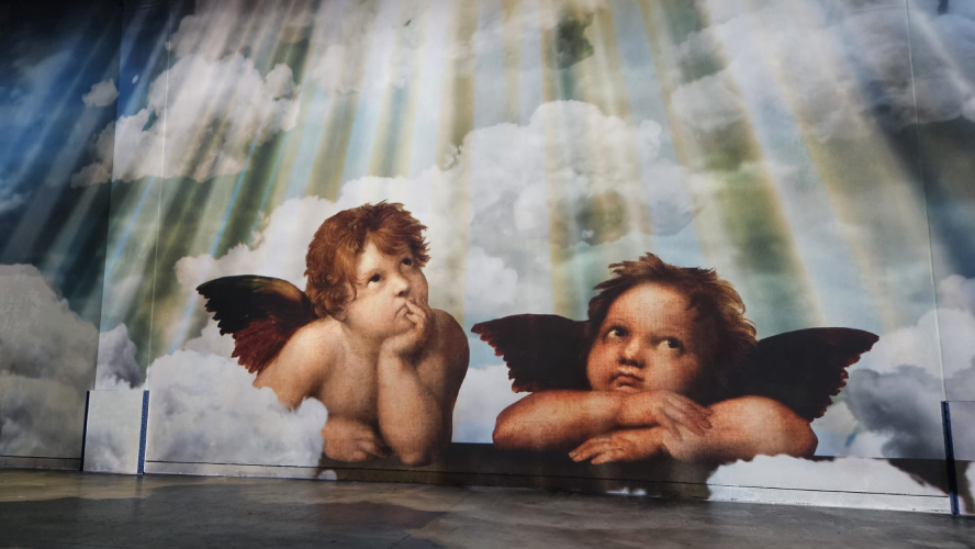 renaissance de vinci, raphaël, michel ange paris atelier des lumières oeuvres christelle lefresne (2)